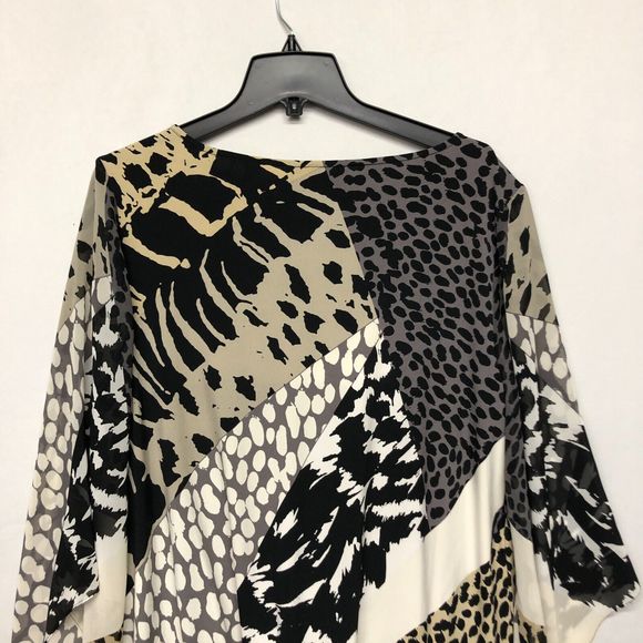 Alfani Women Blouse Top Shirt Size XL X-Large Polyester Blend B224 -17 - Picture 12 of 13